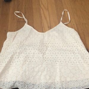 Hollister white tank